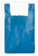 BLUE PLASTIC BAG