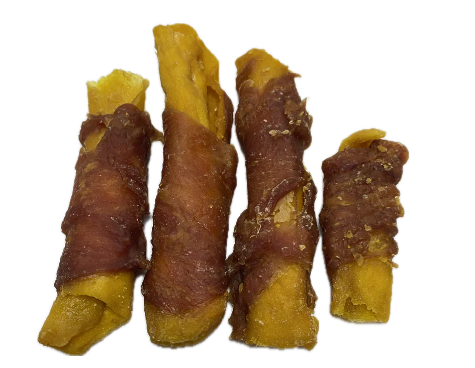 Mango Chunks Wrapped Duck Breast Jerky