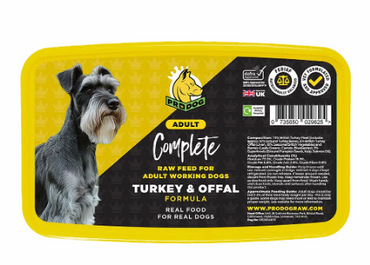 Turkey 80/10/10 Raw Dog Food Meal