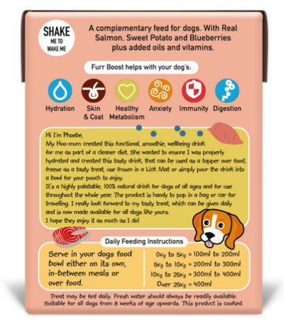 FURR BOOST SMOOTHIE - Salmon, Sweet Potato and Blueberry (Excl. VAT @ 20%)