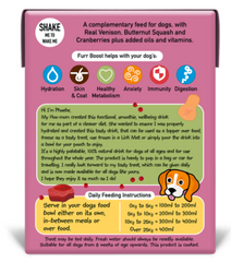 FURR BOOST SMOOTHIE - Venison, Butternut Squash and Cranberry (Excl. VAT @ 20%)