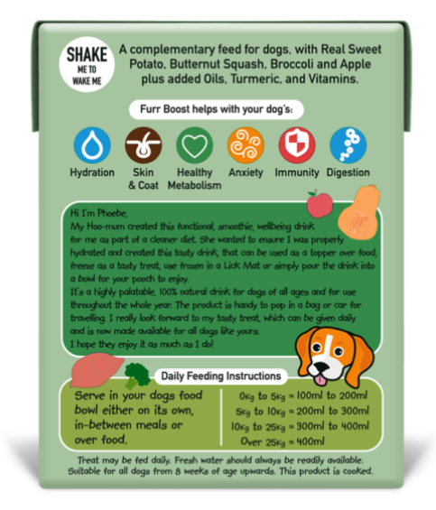 FURR BOOST SMOOTHIE - Vegan Plant-Based (Excl. VAT @ 20%)