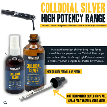 Ultra Pure Colloidal Silver Spray for Dogs, Cats & Pets, Natural & Versatile Pet Care with Silver Spray  (excl. 20% VAT)