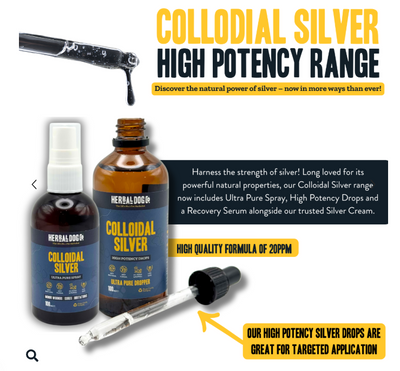 Ultra Pure Colloidal Silver Spray for Dogs, Cats & Pets, Natural & Versatile Pet Care with Silver Spray  (excl. 20% VAT)