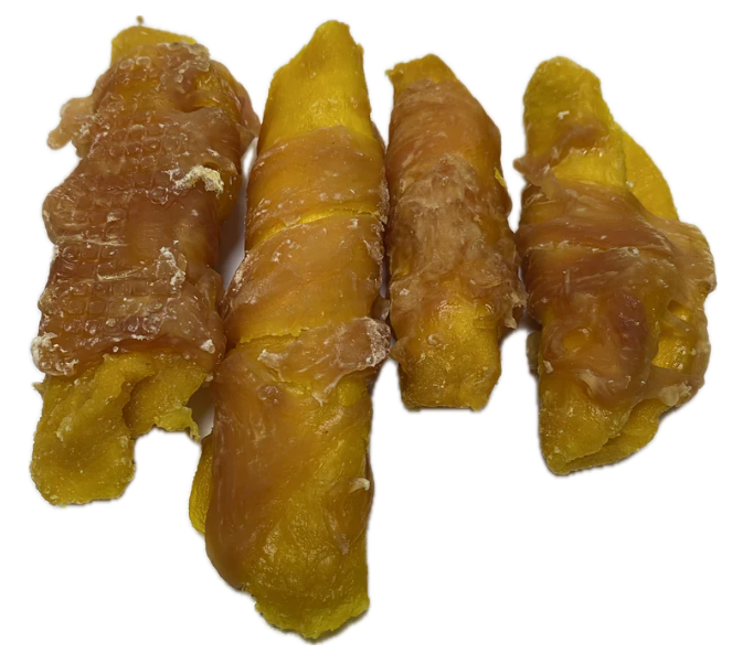 Mango Chunks Wrapped Chicken Breast Jerky