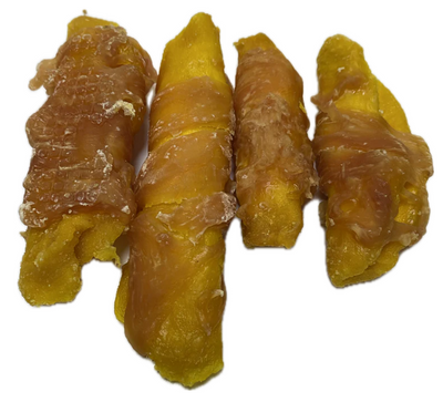 Mango Chunks Wrapped Chicken Breast Jerky