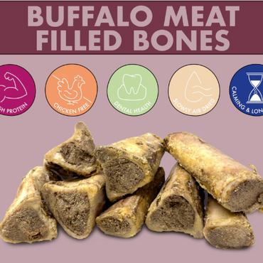 Air Dried Filled Buffalo Bone
