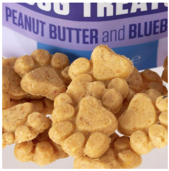 Peanut Butter & Blueberry, 100g Dog Treats (exc 20%tax)