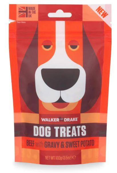 Beef with Gravy & Sweet Potato, 100g Dog Treats (exc 20% tax)