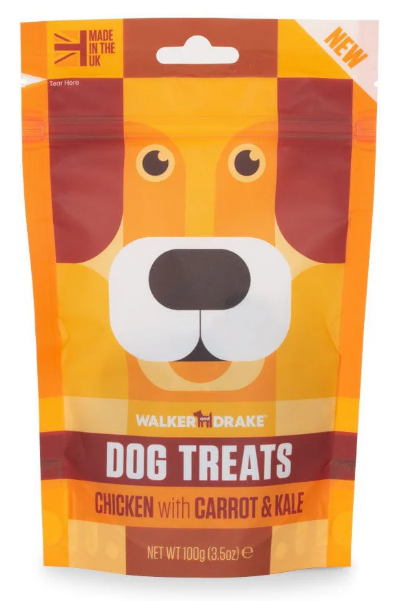 Chicken with Carrot & Kale, 100g Dog Treats (exc 20% tax)