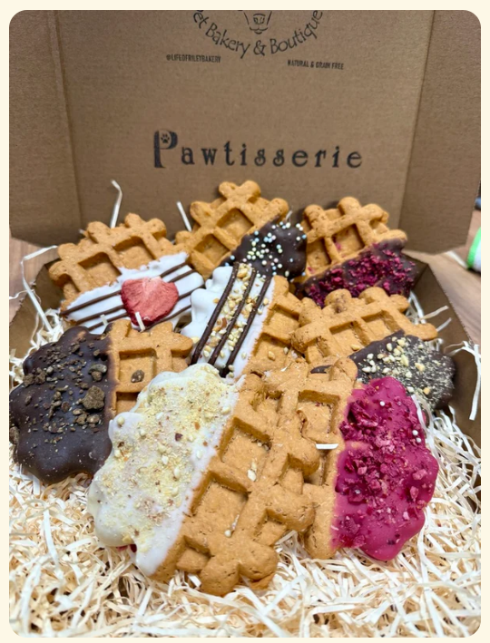Doggy Waffles - Grain Free Natural Dog Treats (excl. VAT @ 20%)