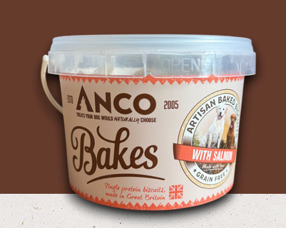 Anco Bakes with Salmon 250g (exc 20% tax)