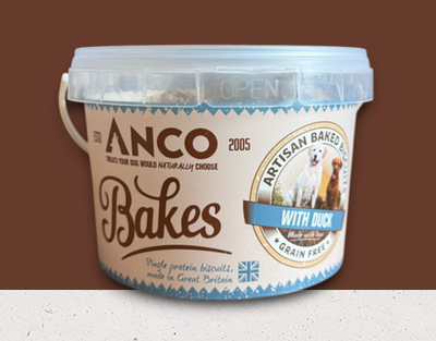 Anco Bakes with Duck 250g (exc 20% tax)