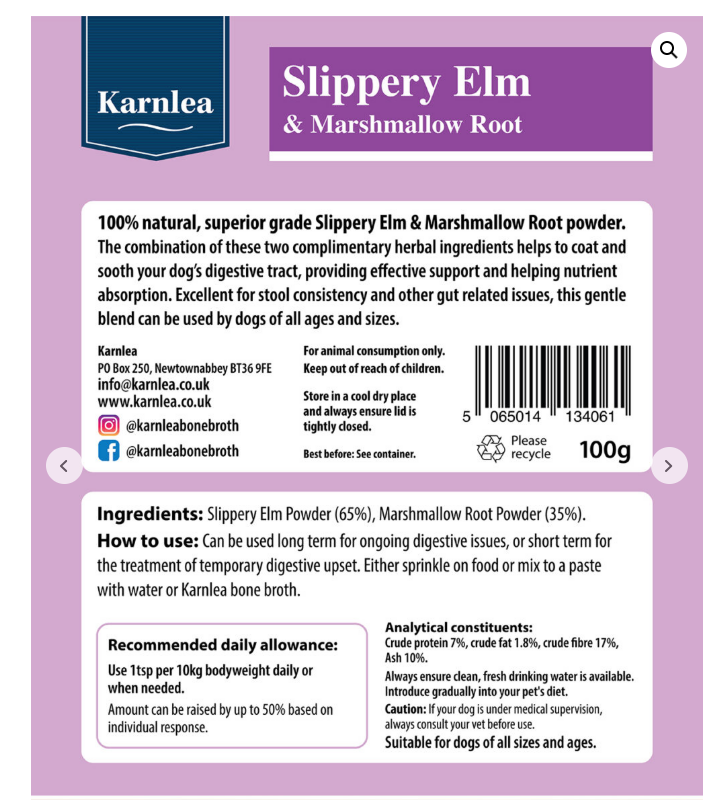 Karnlea - Slippery Elm & Marshmallow - 100g