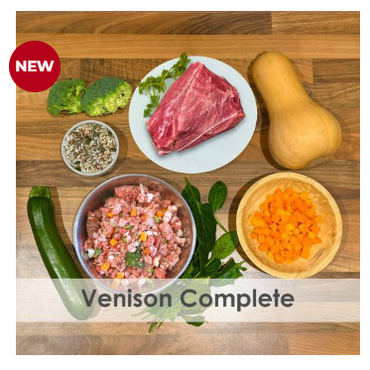 Venison Complete (Boneless) Raw 1kg