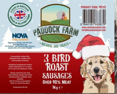 Three Bird Roast Sausages