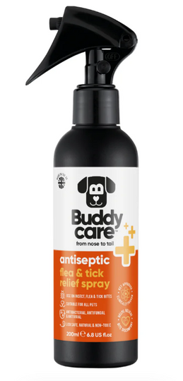 Buddycare Pet Antiseptic Flea & Tick Relief Spray 200ml (excl. 20% VAT)