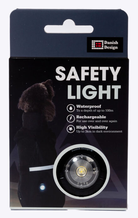 Danish Design Dog Coat Safety Light White (excl. 20% VAT)