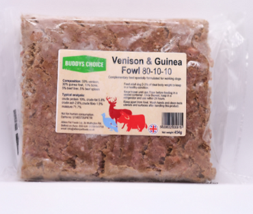 Buddys Choice Venison & Guinea Fowl