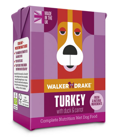 Wet Food - Turkey with Duck & Carrots 390g  (Exc 20% tax)
