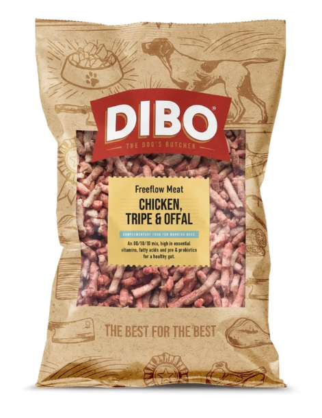 DIBO  1 kg - Chicken, Tripe & Offal Freeflow