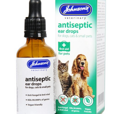 Johnsons Antiseptic Ear Drops VMD (excl. 20% VAT)
