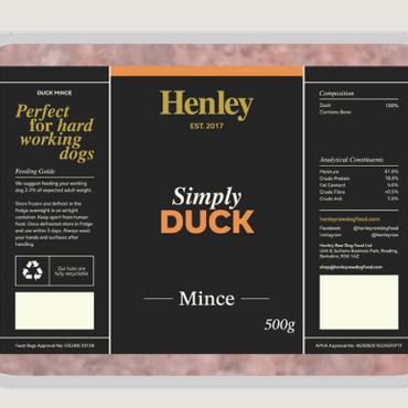 Simply Duck Mince 500g