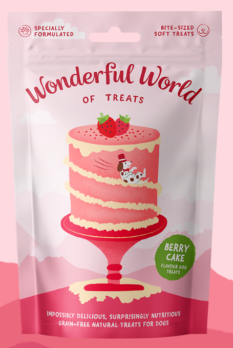 Wonderful World Of Treats Berry Cake  50g (excl. 20% VAT)