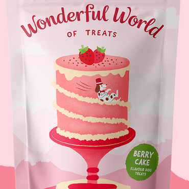 Wonderful World Of Treats Berry Cake  50g (excl. 20% VAT)