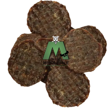 Venison with blackberry cookies