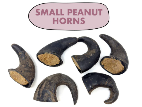 Peanut Filled Buffalo Horn