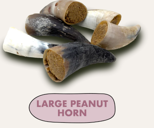 Peanut Filled Buffalo Horn