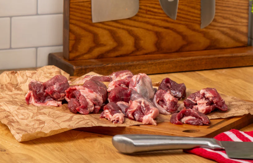 Goat meat chunks locally sourced 500g