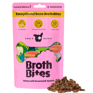 Axel's Elixir Broth Bites 100g pouch. ( exc 20% VAT)