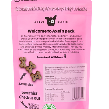 Axel's Elixir Broth Bites 100g pouch. ( exc 20% VAT)