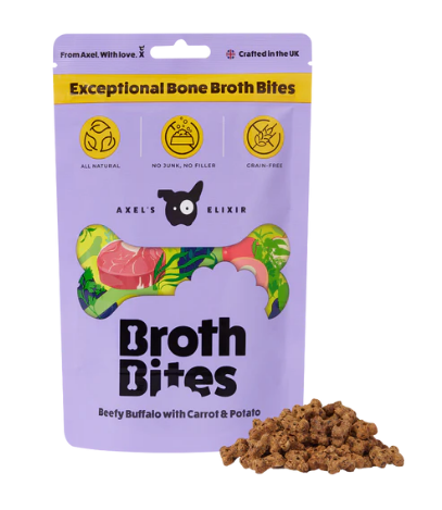 Axel's Elixir Broth Bites 100g pouch. ( exc 20% VAT)