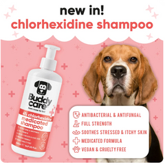 Pet Antiseptic Chlorhexidine Medicated Shampoo 500ml excl. 20% VAT)