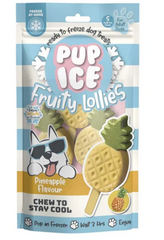 Pup Ice Pineapple Fruity Lollies - Pack (3 Lollies) excl. 20% VAT)