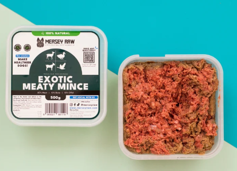 Exotic Meaty Mince Raw Dog Food - 500g