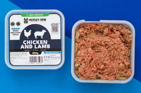 Chicken & Lamb Raw Dog Food - 500g