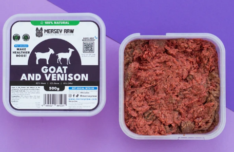Goat & Venison Raw Dog Food - 500g