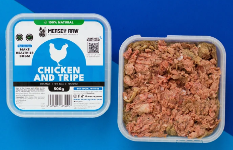 Chicken & Tripe Raw Dog Food - 500g