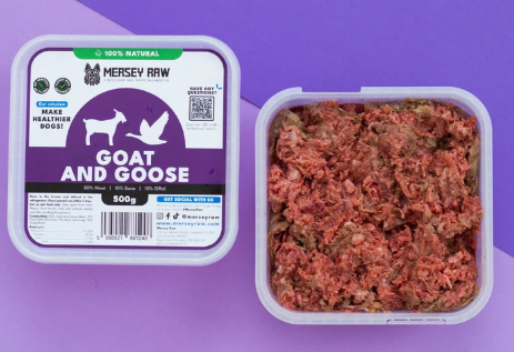 Goat & Goose Raw Dog Food - 500g