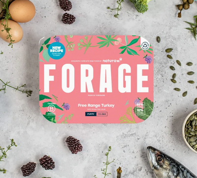 NATURAW Forage Puppy: Free Range Turkey  500g