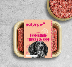 NATURAW Free Range Turkey & Beef      - 500g