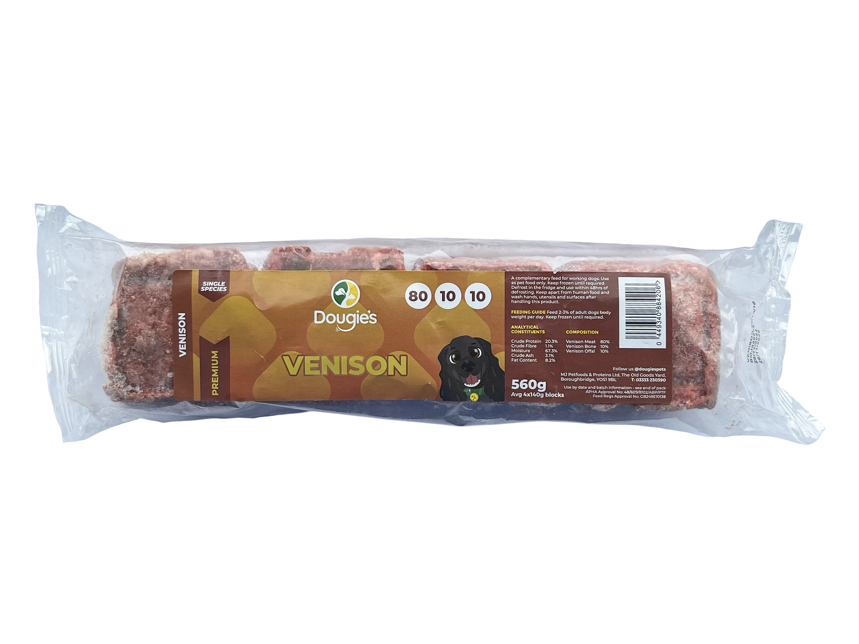 Venison 80/10/10 560g