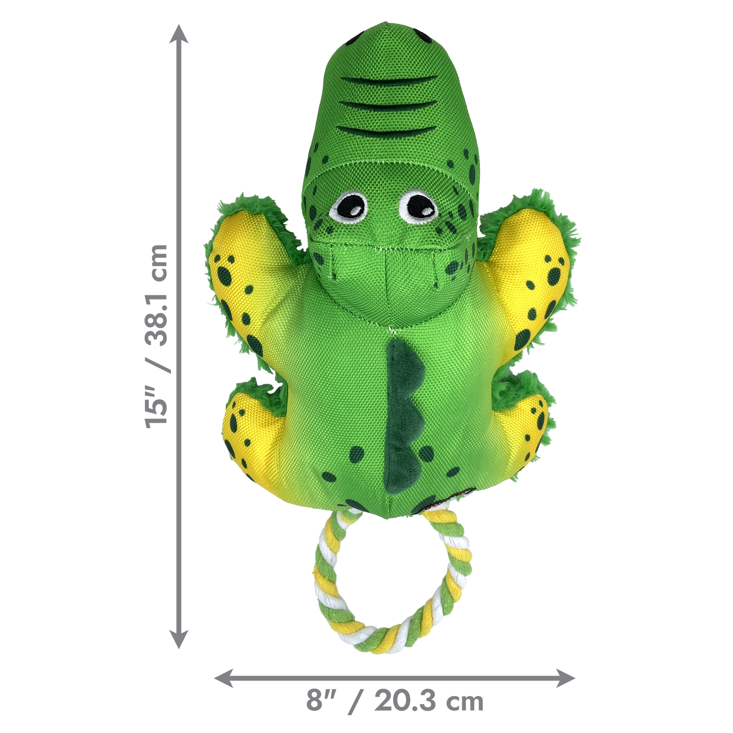 KONG® Cozie Tuggz Alligator