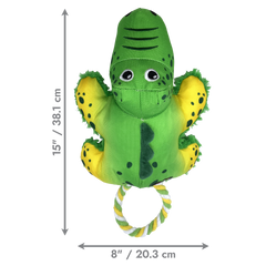 KONG® Cozie Tuggz Alligator