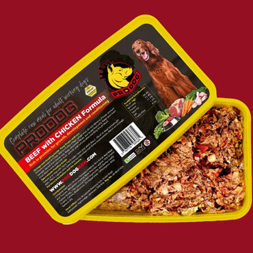 Complete Beef and Chicken Raw Dog Food Meal