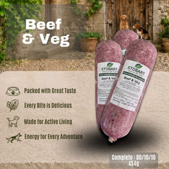 Beef and Veg  454g